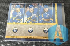 2010-11 Zenith Mozaics #3 Thomas Vanek/Jason Pominville/Drew Stafford